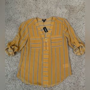 EXPRESS half zip blouse- NWT!